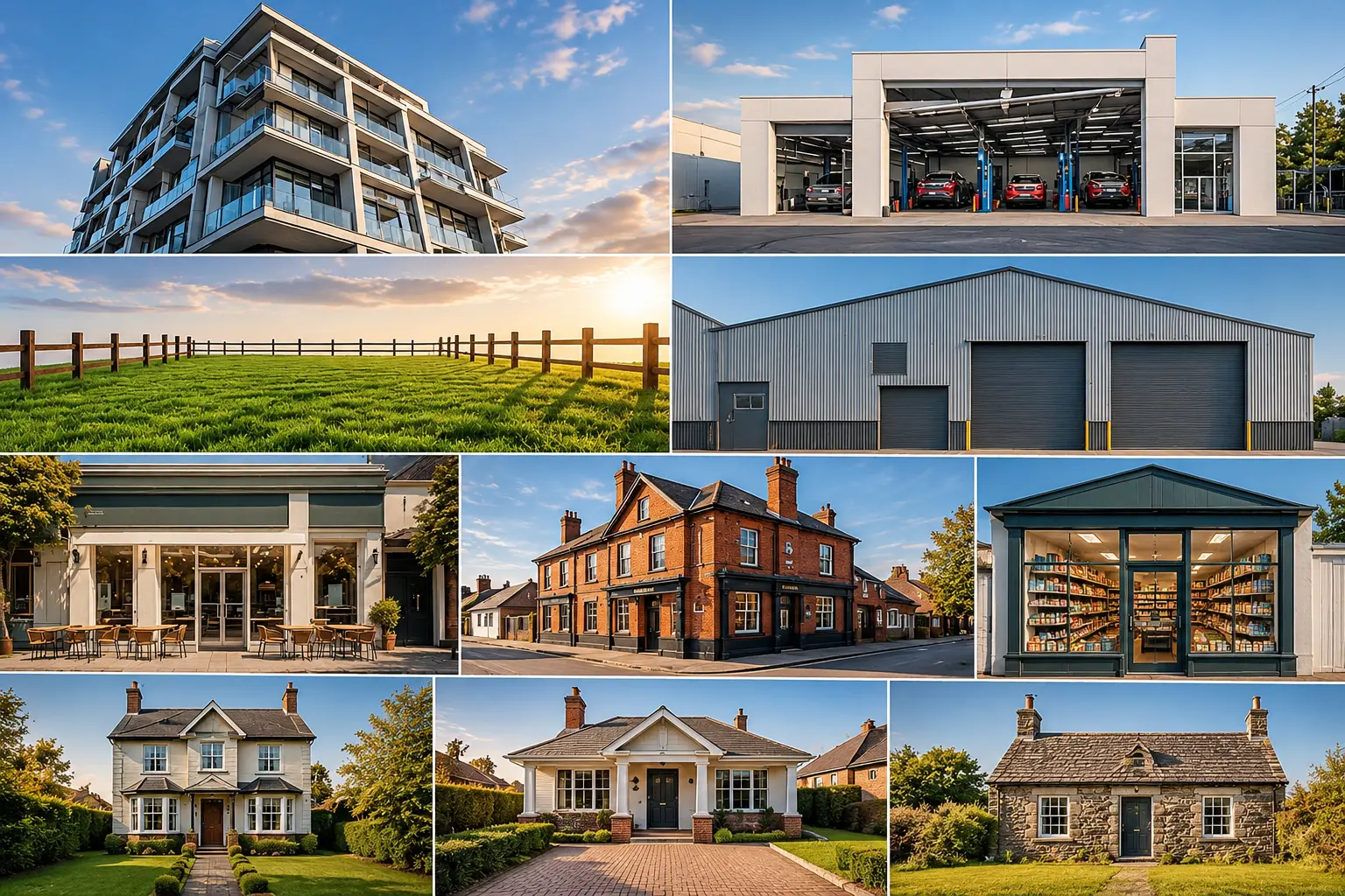 Residential, commercial and hospitality properties